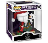 Figurine Funko Pop - L'étrange Noël De M. Jack [Disney] N°1386 - Jack Skellington Et Zero Avec Arbre De Noël (72382)