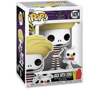 Figurine Funko Pop - L'étrange Noël De M. Jack [Disney] N°1470 - Jack Avec Zero (Plage) (80597)