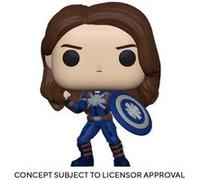 Funko Pop! Marvel - What If - Captain Carter - Marvel What If - Figurine en Vinyle à Collectionner - Idée de Cadeau - Produits Officiels - Jouets pour Les Enfants et Adultes - TV Fans