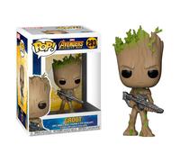 Figurine Funko POP Marvel Avengers Infinity War Teen Groot with Gun Beige 9 cm