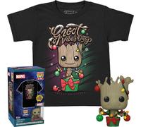 Figurine Funko Pop - Marvel Comics - Groot Noël Pocket - T-Shirt