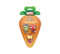 Figurine Funko Pop - Marvel Comics - Hulk / Spider-Man / Iron Man (Pâques) - Pack Pocket (77168)