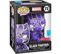 Figurine Funko Pop - Marvel Comics N°72 - Black Panther - Art Series (68251)