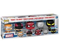 Figurine Funko Pop - Marvel Comics - Prodigy / Hornet / Prince Of Arachne / Spider-Armor Mk I / Spider-Armor Mk Ii - Pack (62281)
