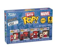 Funko Pack 4 figurines Bitty Pop! Marvel Spider-Man Série 4 2 cm