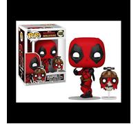 Funko Figurine Pop Deadpool & Wolverine – Deadpool avec Headpool 10 cm