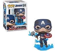 Funko Figurine Pop! Marvel – Endgame Capt America – bouclier cassé et marteau de Thor