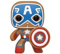 Funko Pop! Marvel: Holiday - Captain America - Marvel Comics - Figurine en Vinyle à Collectionner - Idée de Cadeau - Produits Officiels - Jouets pour Les Enfants et Adultes - Comic Books Fans