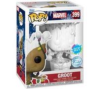 Funko – Figurine Pop! Marvel Holiday Groot (DIY) – Vinyle blanc – Produit officiel Marvel Comics