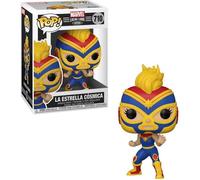 Funko - Figurine Pop - Marvel Luchadores Captain Marvel - n°710 - 9 cm - Variante G
