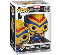 Funko - Figurine Pop - Marvel Luchadores Captain Marvel - n°710 - 9 cm - Variante G