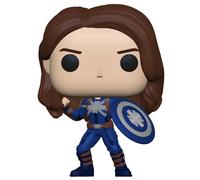 Figurine Funko POP Marvel What If Captain Carter Stealth Bleu 9 cm