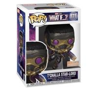 Figurine Funko Pop - Marvel What If...? N°871 - T?Challa Star-Lord - Métallique (56788)