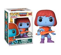 Funko Figurine POP Masters of the Universe Faker - Vinyle 9 cm Exclusif Bleu Enfants