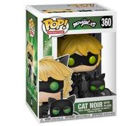 Figurine Funko Pop - Miraculous : Les Aventures De Ladybug Et Chat Noir N°360 - Cat Noir Avec Plagg (28638)