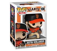 Figurine Funko Pop - Mlb : Ligue Majeure De Baseball N°108 - Justin Verlander (83904)