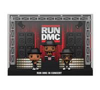 Figurine Funko POP Moments Deluxe Run DMC in Concert Exclusive Noir TU