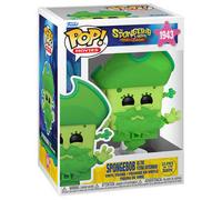 Figurine Funko Pop! Movies 1943 SpongeBob en Le Hollandais Volant 9 cm Vinyl Glow Vert Multicolore