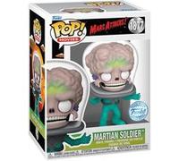 Funko Pop! Movies: Mars Attacks - Alien Soldier - 1 Chance sur 6 D'avoir Une Variante Rare Chase - Brille dans Le Noir - Mars Attacks Film - Figurine en Vinyle à Collectionner - Idée de Cadeau