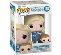Figurine Funko Pop! N°1514 | Les 4 Fantastiques | Invisible Et Franklin Multicolore G