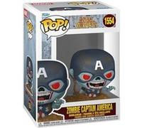 Funko Figurine en vinyle Marvel Zombies S4 – Zombie Captain America – Produit officiel, Idée cadeau
