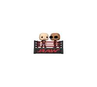 Funko Pop! Moment: WWE - Dwayne The Rock Johnson - The Rock Vs Stone Cold in Wrestling Ring 3/18 - Figurine en Vinyle à Collectionner - Idée de Cadeau - Produits Officiels - Sports Fans