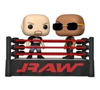 Figurine Funko Pop! N°2 - Wwe - The Rock Vs Stone Cold In Wrestling Ring Multicolore G