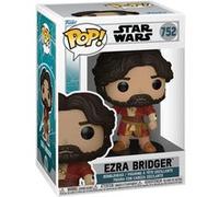Figurine Funko Pop! N°752 - Ahsoka - Ezra Bridger Avec Sabre Laser Or G