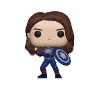 Funko Pop! Marvel - What If - Captain Carter - Marvel What If - Figurine en Vinyle à Collectionner - Idée de Cadeau - Produits Officiels - Jouets pour Les Enfants et Adultes - TV Fans