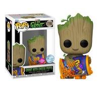 Figurine Funko Pop! N° - I Am Groot - Groot Avec Des Chips Au Fromage G