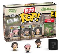 Funko Bitty Pop ! Parks & Recreation - Andy en Princesse Rainbow Sparkle, Duke Silver, April Ludgate, et Une Figurine Bitty Pop ! Mystère - 0,9 Pouce (2,2 cm) à Collectionner