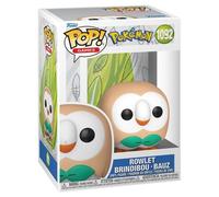 Funko Figurine POP! Rowlet (Brindibou) – 9 cm Beige – Collection officielle Pokémon
