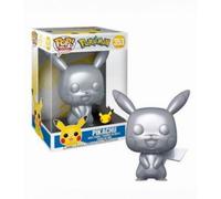 Figurine Funko Pop! - Pokemon S5 - Pikachu Argent/Métallique - 25 Cm