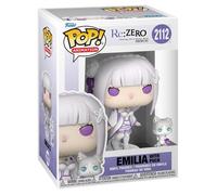Figurine Funko Pop - Re:Zero - Re:Vivre Dans Un Autre Monde À Partir De Zéro N°2112 - Emilia Avec Puck (86515)