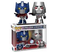 Funko Pop! Retro Toys: Transformers - Optimus Prime/Megatron 2 Pack - Métallique - Transformers Classic - Figurine en Vinyle à Collectionner - Idée de Cadeau - Produits Officiels - TV Fans