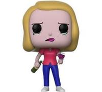 Figurine Funko Pop Rick et Morty Beth avec verre de vin 9 cm NC G