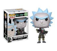 Figurine Funko Pop! Rick et Morty - Weaponized Rick - Vert - Enfant - Mixte