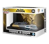 Funko – Pop! Ride Super Deluxe – Black Adam Hawkman sur Hawk Cruiser – Figurine vinyle