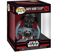 Funko Pop! Darth Vader Star Wars Deluxe Rides With Tie Advanced Starfighter Figure Multicolore,Clair