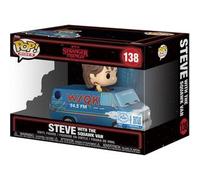 Figurine Funko POP Rides Deluxe Stranger Things Saison 5 Steve avec le Squawk Van POP 13 Bleu