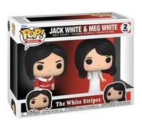 Funko Pop! Rocks: The Meg White Stripes 2pk - The White Stripes - Figurine en Vinyle à Collectionner - Idée de Cadeau - Produits Officiels - Jouets pour Les Enfants et Adultes - Music Fans