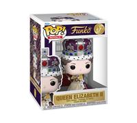 Funko - Figurine Pop! Premium - Queen Elizabeth II (Coronation) - Vinyle - Produit officiel