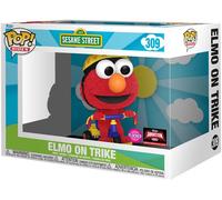 Figurine Funko Pop - Sesame Street N°309 - Elmo Sur Son Vélo - Flocked (76781)