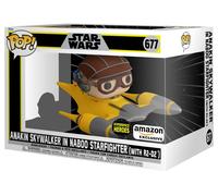 Figurine Funko Pop - Star Wars 1 : La Menace Fantôme N°677 - Anakin Dans Le Chasseur Naboo (Hyperspace Heroes) (70132)