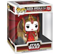 Funko Pop! Deluxe: Star Wars Episode 1 The Phantom Menace Anniversary - Padmé Amidala on Throne - Figurine en Vinyle à Collectionner - Idée de Cadeau - Produits Officiels - Movies Fans