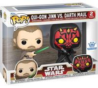Funko Pop! Star Wars : Qui-Gon Jinn vs Dark Maul Lot de 2 figurines en vinyle