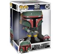 Funko - Figurine Funko Pop! Star Wars 10" Boba Fett - Vinyle à collectionner - Produit officiel