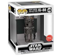Figurine Funko Pop - Star Wars 5 : L'empire Contre-Attaque N°438 - Star Wars Bounty Hunter Ig-88 Métallique (56106)