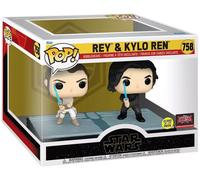Figurine Funko Pop - Star Wars 9 : L'ascension De Skywalker N°758 - Rey & Kylo Ren - Moment (85182)