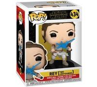Figurine Funko Pop Bobble Head - Star Wars 9 : L'ascension De Skywalker N°434 - Rey 2 Sabres Laser (51484)